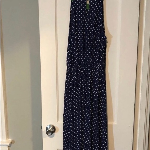 Anthropologie Lilka Lark Hi-Low Polka Dot Dress - Picture 7 of 11